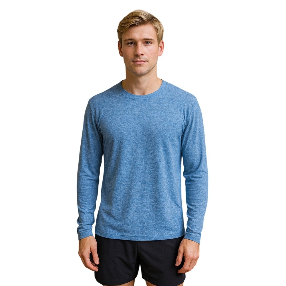 Lululemon Surge Blue Men's Long Sleeve Shirt Size Small Performance Tee Workout